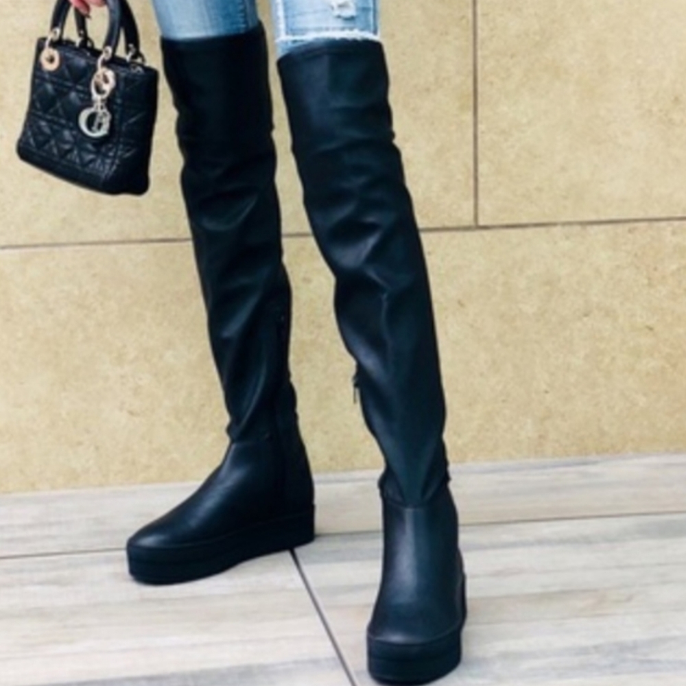 NWOT LUST FOR LIFE 'Biggie' Over the Knee Boots.9